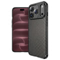 Husa de protectie Techsuit CarbonFiber compatibil cu iPhone 18 Pro Max / iPhone 17 Pro Max, Negru