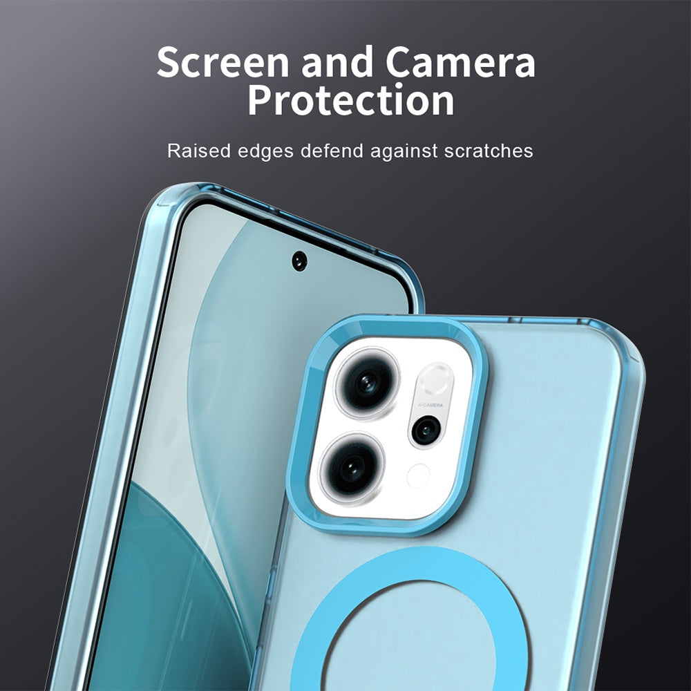 Husa de protectie Techsuit CandyCase MagSafe compatibil cu Oppo Reno16 F / Reno16 FS, Albastru