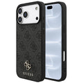 Husa de protectie Guess 4G Small and Classic Logo MagSafe compatibil cu iPhone 18 Pro / iPhone 17 Pro, Negru