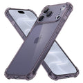 Husa de protectie Techsuit Shockproof Clear Silicone compatibil cu iPhone 18 Pro / iPhone 17 Pro, Gri