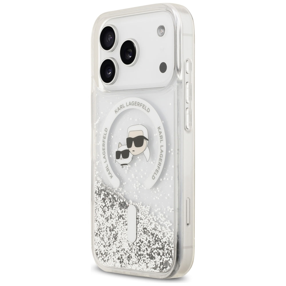 Husa de protectie Karl Lagerfeld compatibil cu iPhone 18 Pro / iPhone 17 Pro, Transparent