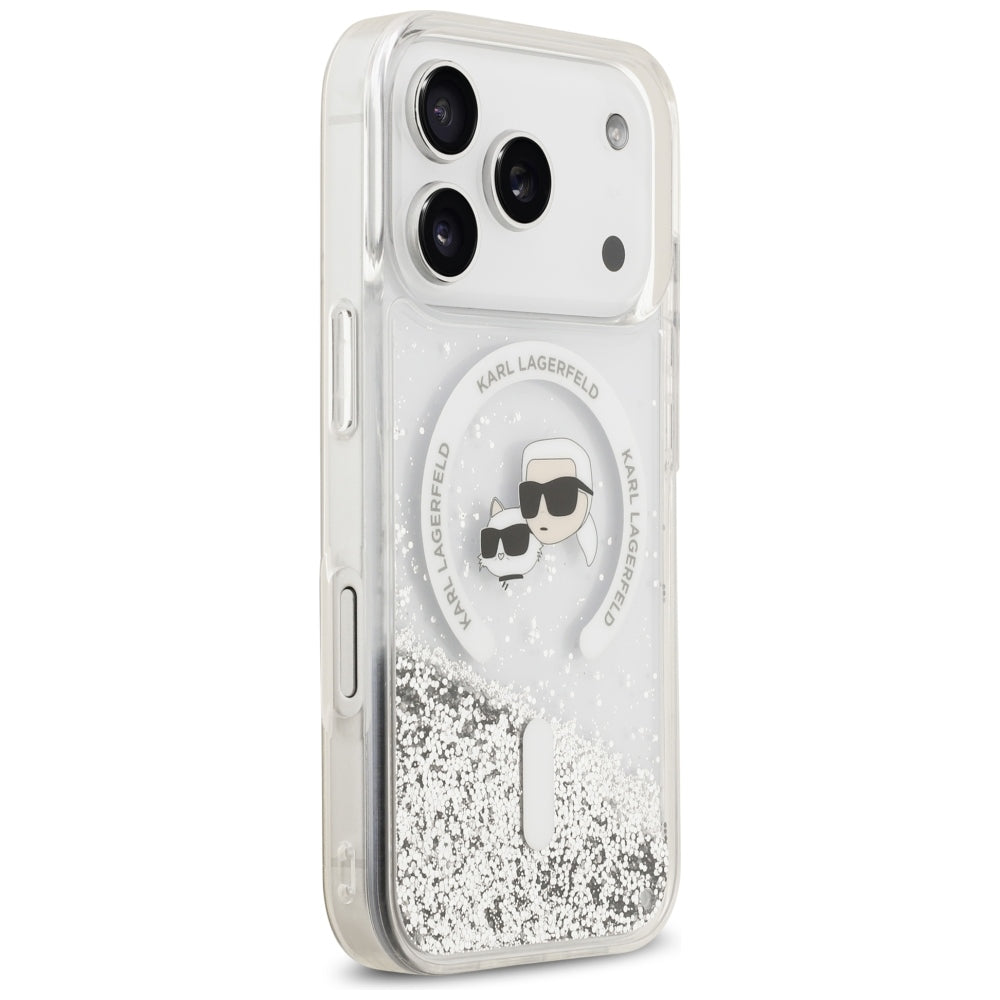 Husa de protectie Karl Lagerfeld compatibil cu iPhone 18 Pro / iPhone 17 Pro, Transparent