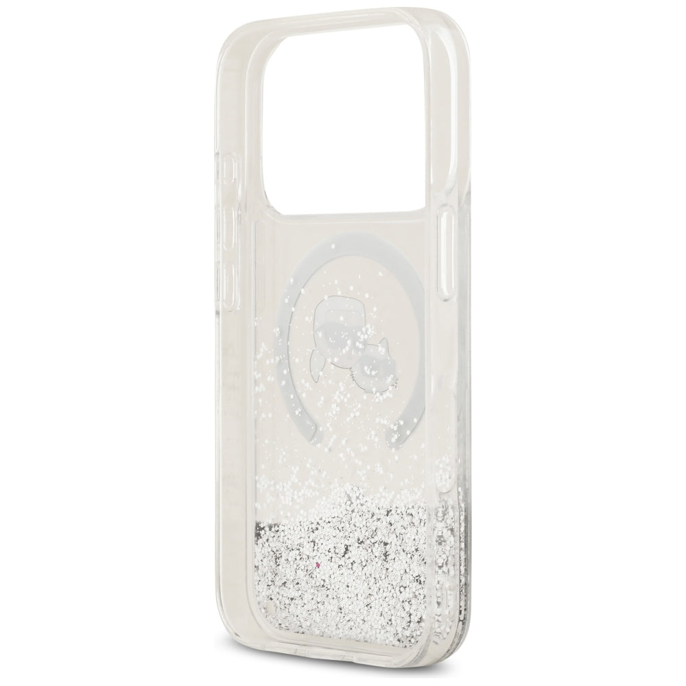 Husa de protectie Karl Lagerfeld compatibil cu iPhone 18 Pro / iPhone 17 Pro, Transparent