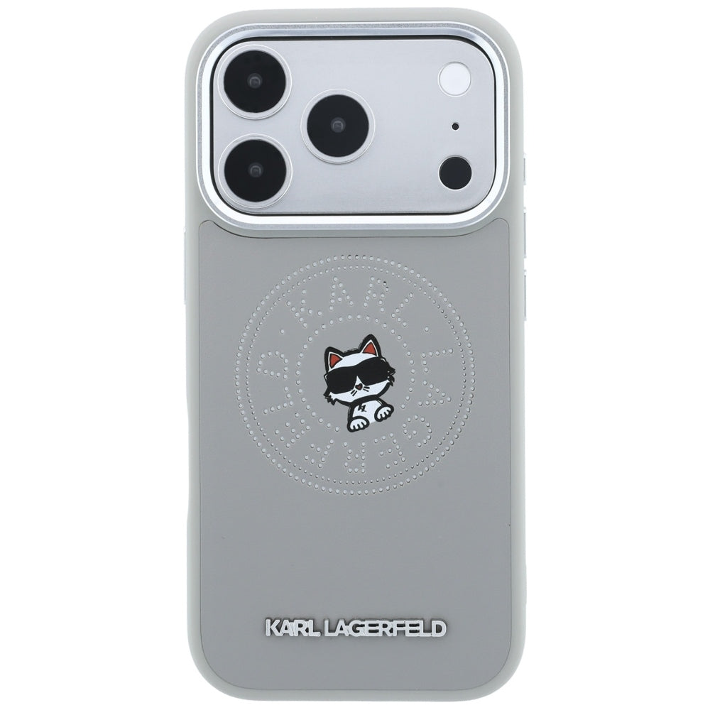 Husa de protectie Karl Lagerfeld compatibil cu iPhone 18 Pro Max / iPhone 17 Pro Max, Gri