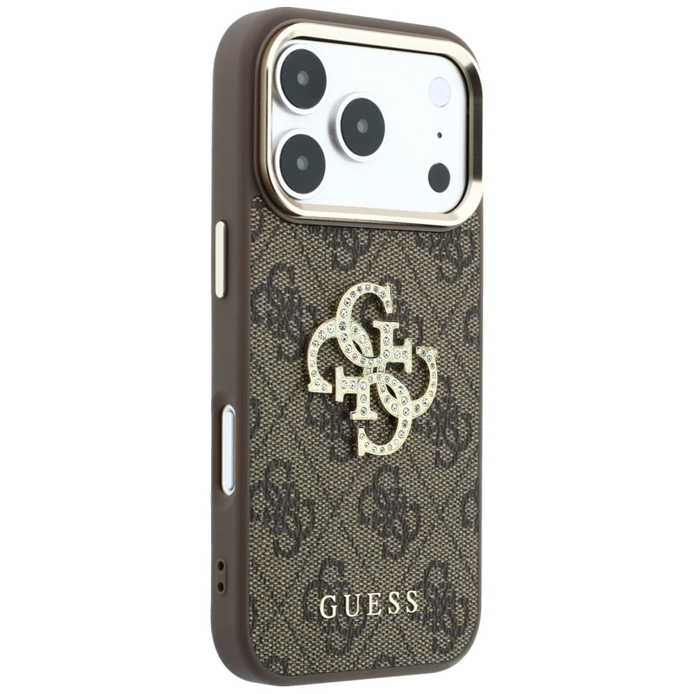 Husa de protectie Guess compatibil cu iPhone 17 Pro / iPhone 18 Pro, Maro