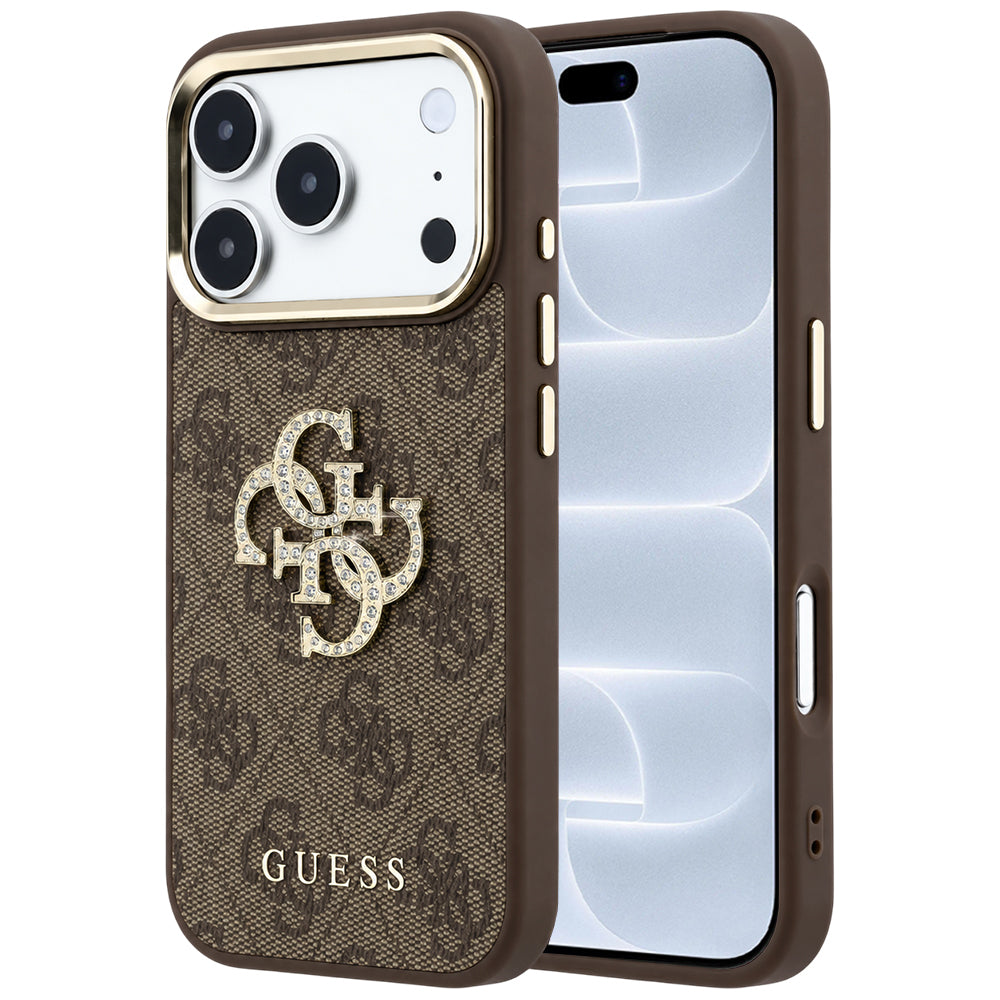Husa de protectie Guess compatibil cu iPhone 17 Pro / iPhone 18 Pro, Maro