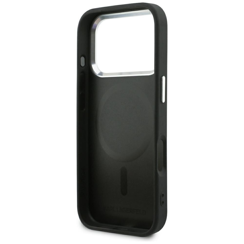 Husa de protectie Karl Lagerfeld compatibil cu iPhone 18 Pro / iPhone 17 Pro, Negru
