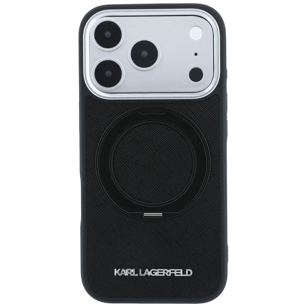 Husa de protectie Karl Lagerfeld compatibil cu iPhone 17 Pro Max / iPhone 18 Pro Max, Negru