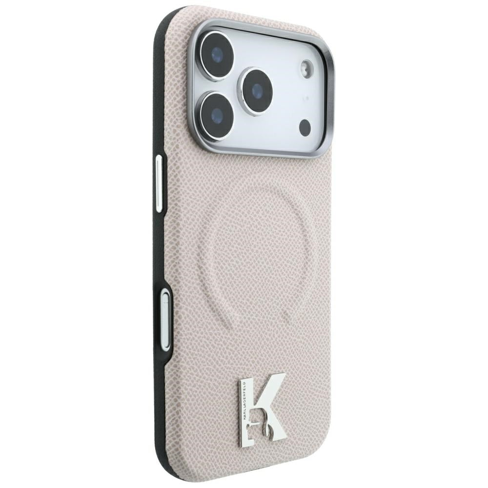 Husa de protectie Karl Lagerfeld compatibil cu iPhone 18 Pro / iPhone 17 Pro, Bej