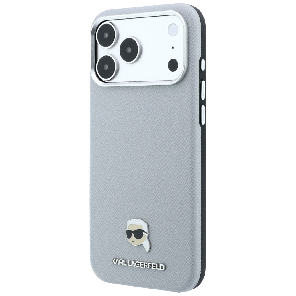 Husa de protectie Karl Lagerfeld compatibil cu iPhone 18 Pro Max / iPhone 17 Pro Max, Gri