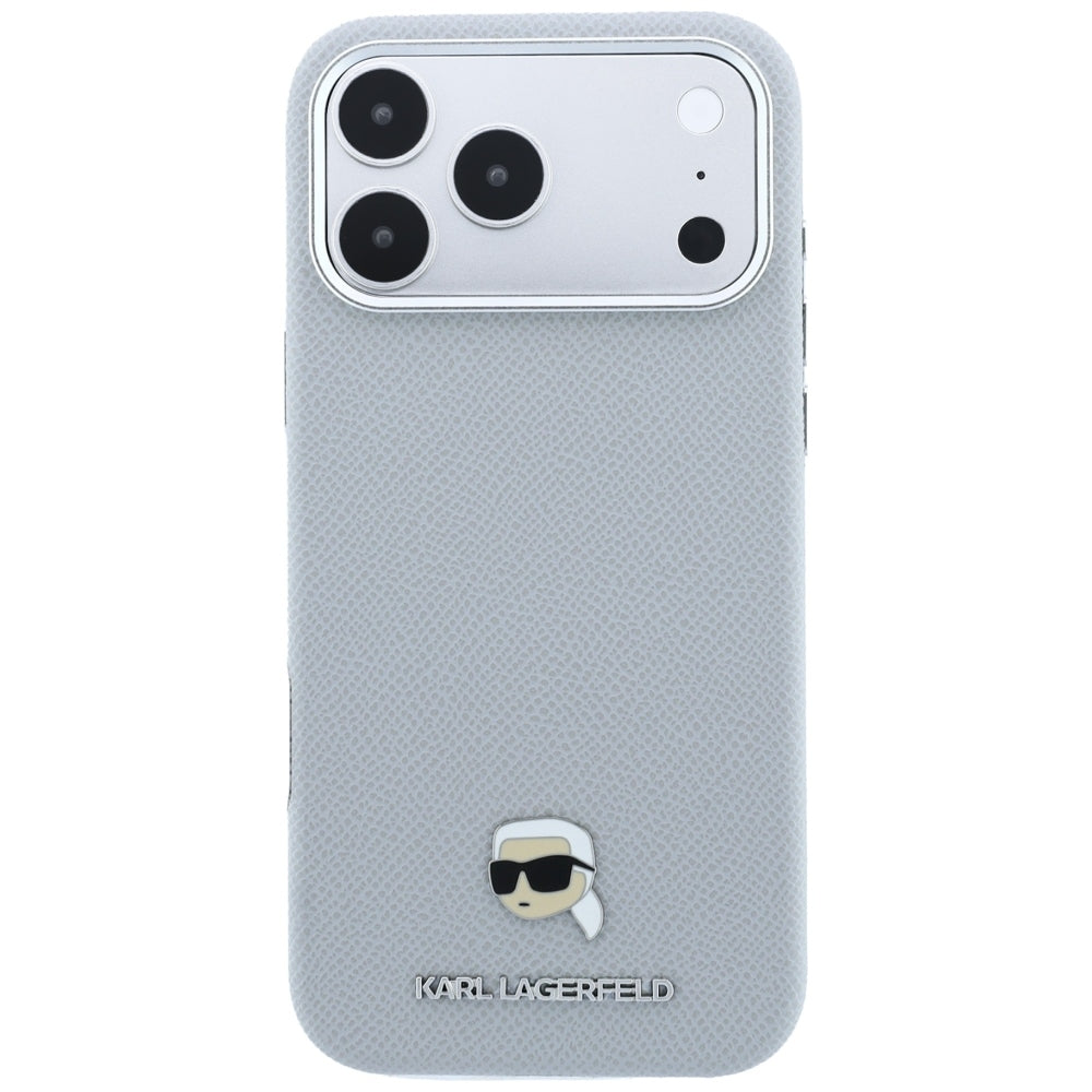 Husa de protectie Karl Lagerfeld compatibil cu iPhone 18 Pro / iPhone 17 Pro, Gri