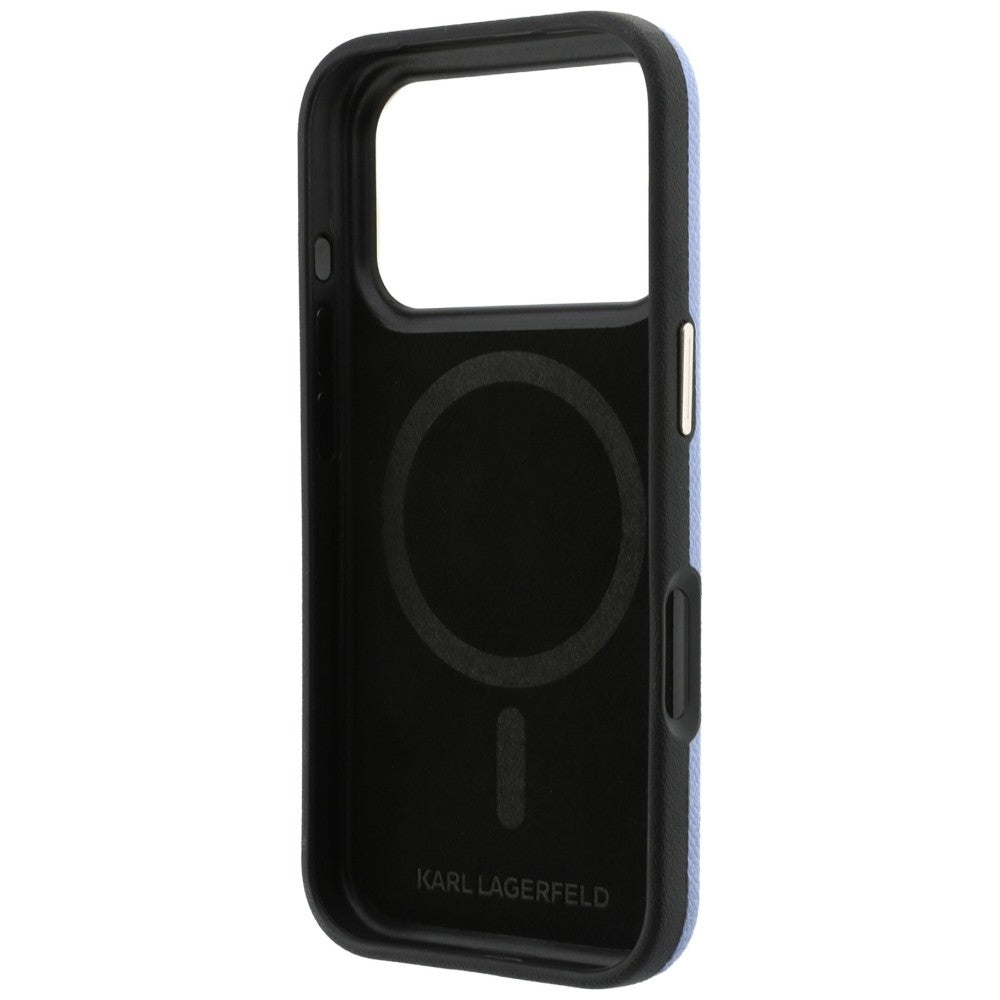 Husa de protectie Karl Lagerfeld compatibil cu iPhone 18 Pro Max / iPhone 17 Pro Max, Albastru