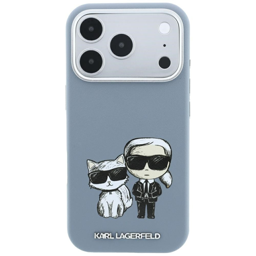 Husa de protectie Karl Lagerfeld compatibil cu iPhone 18 Pro / iPhone 17 Pro, Albastru