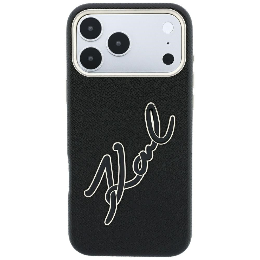 Husa de protectie Karl Lagerfeld compatibil cu iPhone 18 Pro Max / iPhone 17 Pro Max, Negru