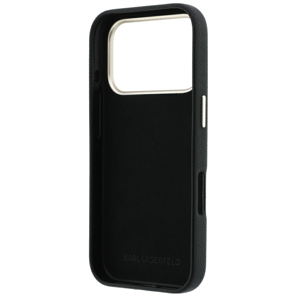 Husa de protectie Karl Lagerfeld compatibil cu iPhone 17 Pro / iPhone 18 Pro, Negru
