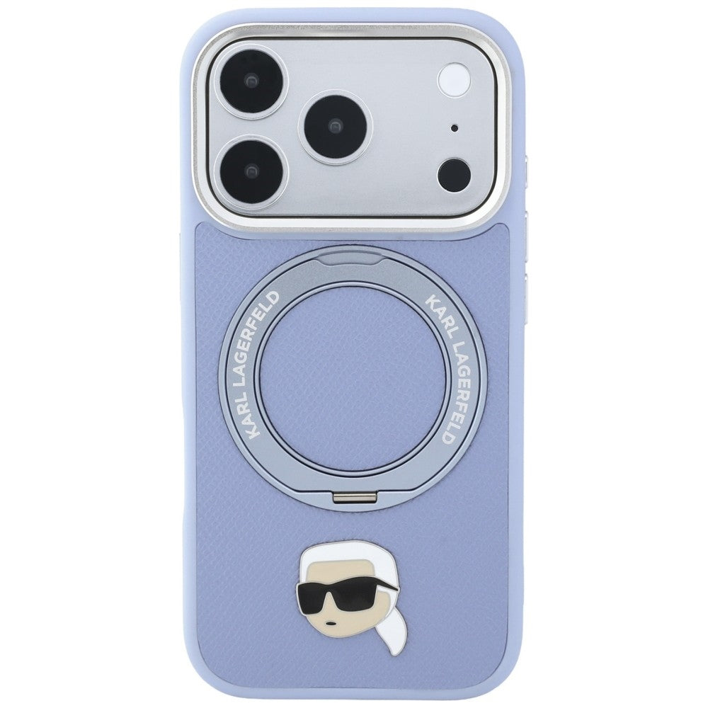Husa de protectie Karl Lagerfeld compatibil cu iPhone 18 Pro Max / iPhone 17 Pro Max, Albastru