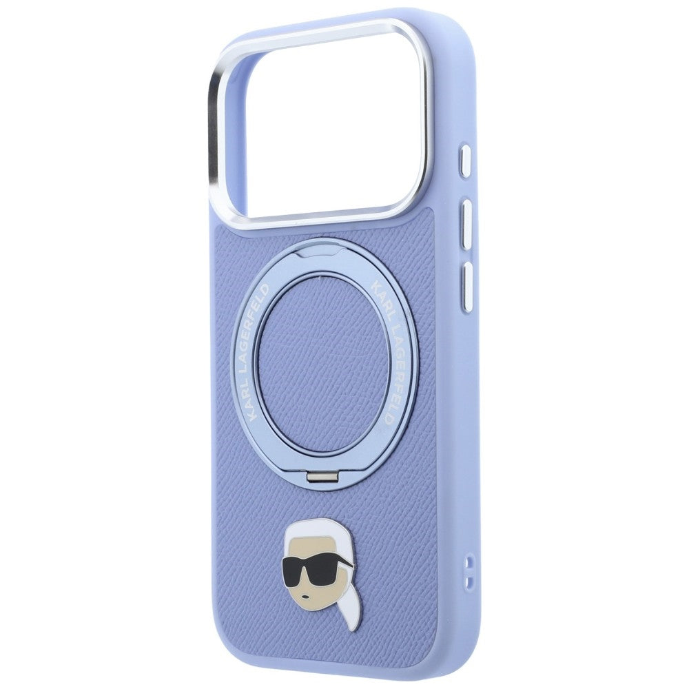 Husa de protectie Karl Lagerfeld compatibil cu iPhone 18 Pro Max / iPhone 17 Pro Max, Albastru
