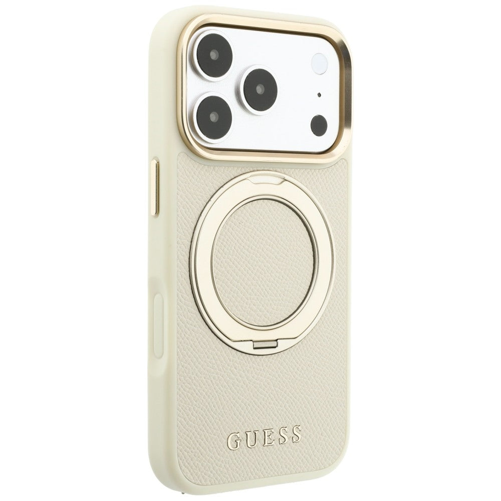 Husa de protectie Guess compatibil cu iPhone 17 Pro / iPhone 18 Pro, Bej
