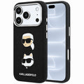 Husa de protectie Karl Lagerfeld Saffiano compatibil cu iPhone 18 Pro / iPhone 17 Pro, Negru