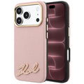 Husa de protectie Karl Lagerfeld compatibil cu iPhone 18 Pro Max / iPhone 17 Pro Max, Roz