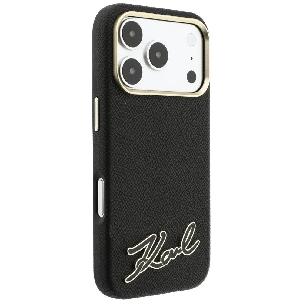 Husa de protectie Karl Lagerfeld compatibil cu iPhone 18 Pro Max / iPhone 17 Pro Max, Negru
