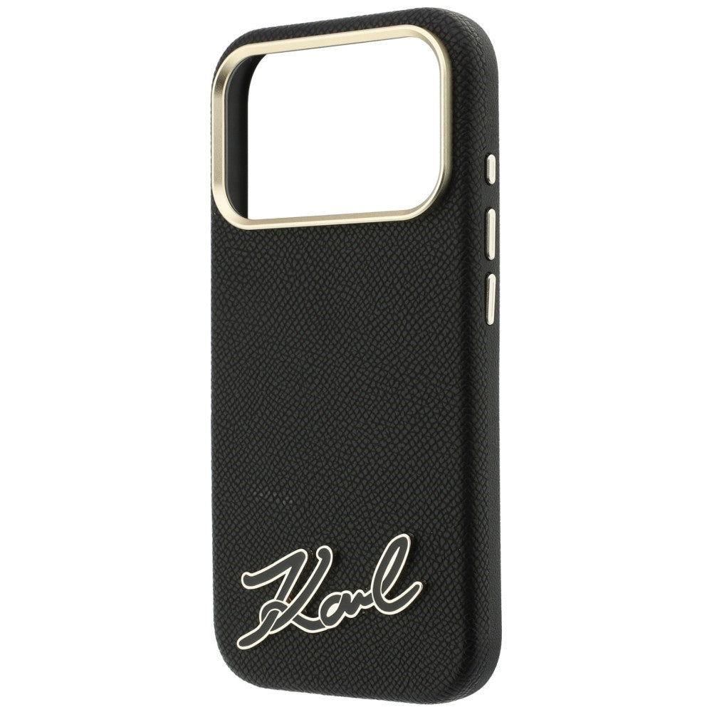 Husa de protectie Karl Lagerfeld compatibil cu iPhone 18 Pro Max / iPhone 17 Pro Max, Negru