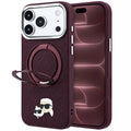 Husa de protectie Karl Lagerfeld compatibil cu iPhone 17 Pro Max / iPhone 18 Pro Max, Bordo