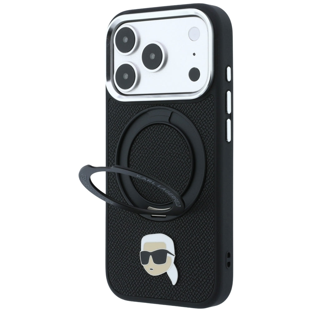 Husa de protectie Karl Lagerfeld compatibil cu iPhone 18 Pro Max / iPhone 17 Pro Max, Negru