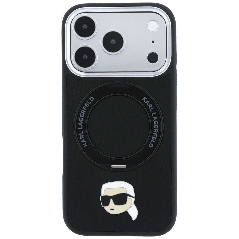 Husa de protectie Karl Lagerfeld compatibil cu iPhone 18 Pro Max / iPhone 17 Pro Max, Negru