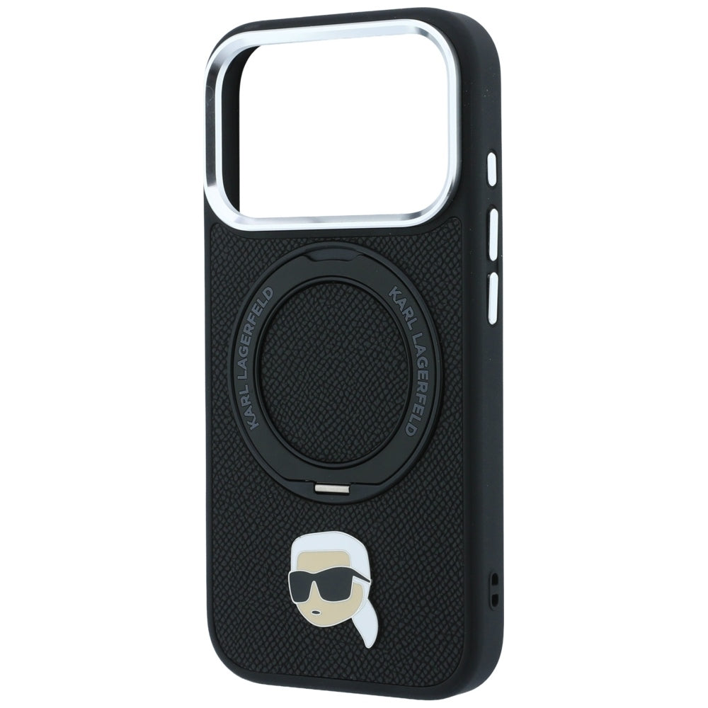 Husa de protectie Karl Lagerfeld compatibil cu iPhone 18 Pro Max / iPhone 17 Pro Max, Negru