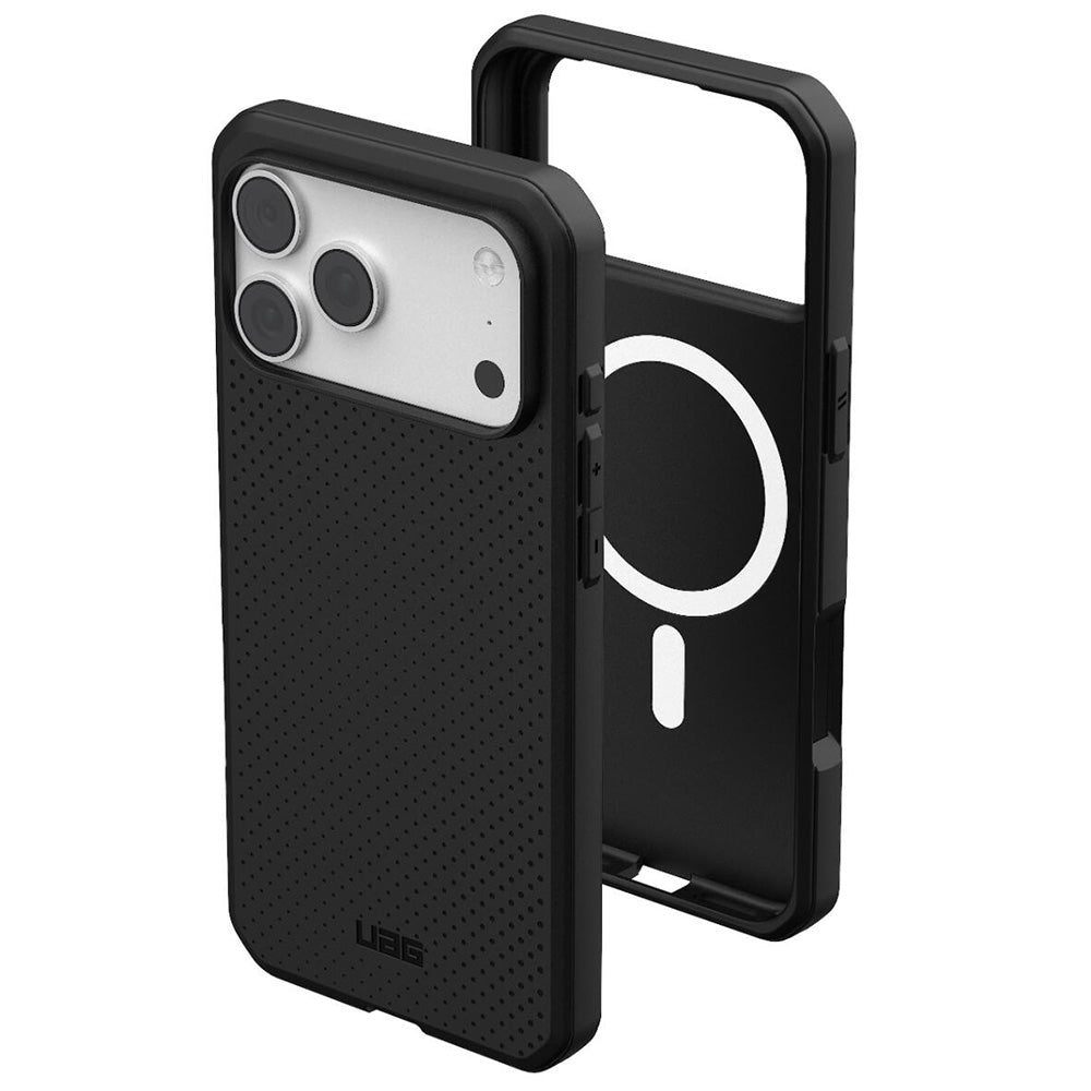 Husa de protectie UAG Dot MagSafe compatibil cu iPhone 17 Pro / iPhone 18 Pro, Negru