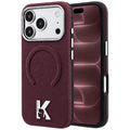 Husa de protectie Karl Lagerfeld compatibil cu iPhone 17 Pro Max / iPhone 18 Pro Max, Bordo