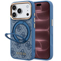 Husa de protectie Guess Ring Stand 360 compatibil cu iPhone 18 Pro Max / iPhone 17 Pro Max, Albastru