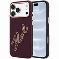 Husa de protectie Karl Lagerfeld compatibil cu iPhone 17 Pro / iPhone 18 Pro, Bordo