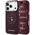 Husa de protectie Karl Lagerfeld compatibil cu iPhone 18 Pro Max / iPhone 17 Pro Max, Bordo