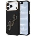 Husa de protectie Karl Lagerfeld compatibil cu iPhone 17 Pro / iPhone 18 Pro, Negru