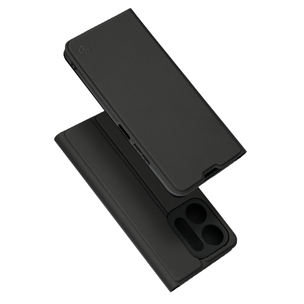 Husa de protectie Techsuit Magskin Book compatibil cu Xiaomi Redmi 17C 5G, Negru