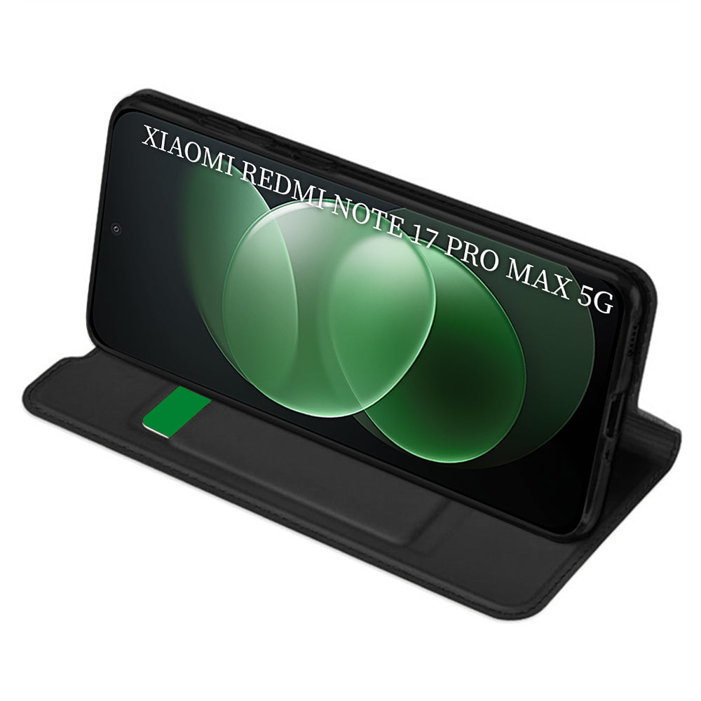 Husa de protectie Techsuit Magskin Book compatibil cu Xiaomi Redmi Note 17 Pro Max, Negru