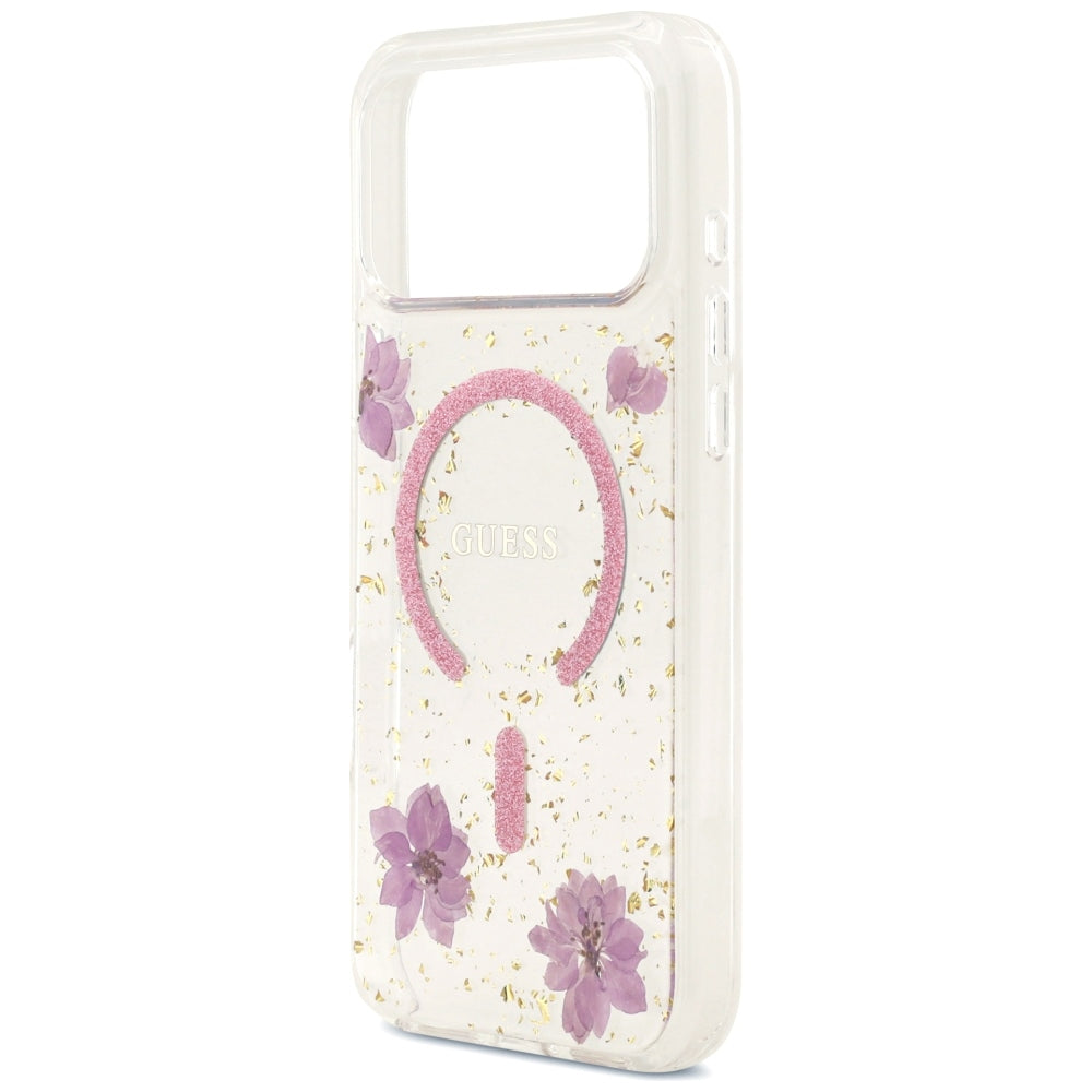 Husa de protectie Guess compatibil cu iPhone 18 Pro / iPhone 17 Pro, Roz