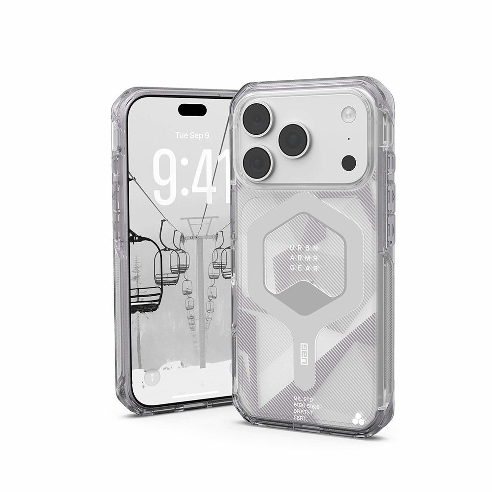 Husa de protectie UAG Plyo compatibil cu iPhone 17 Pro / iPhone 18 Pro, Gri