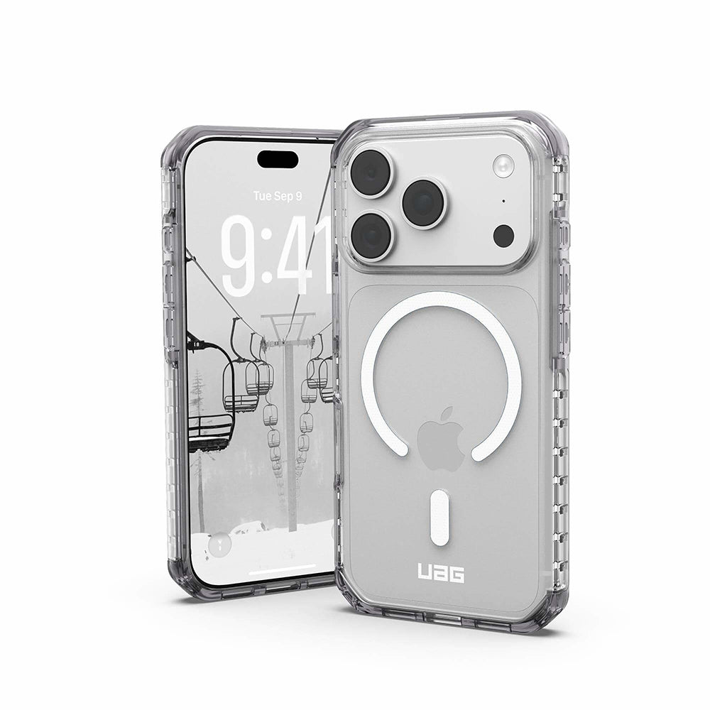 Husa de protectie UAG Plyo LT MagSafe compatibil cu iPhone 17 Pro / iPhone 18 Pro, Argintiu