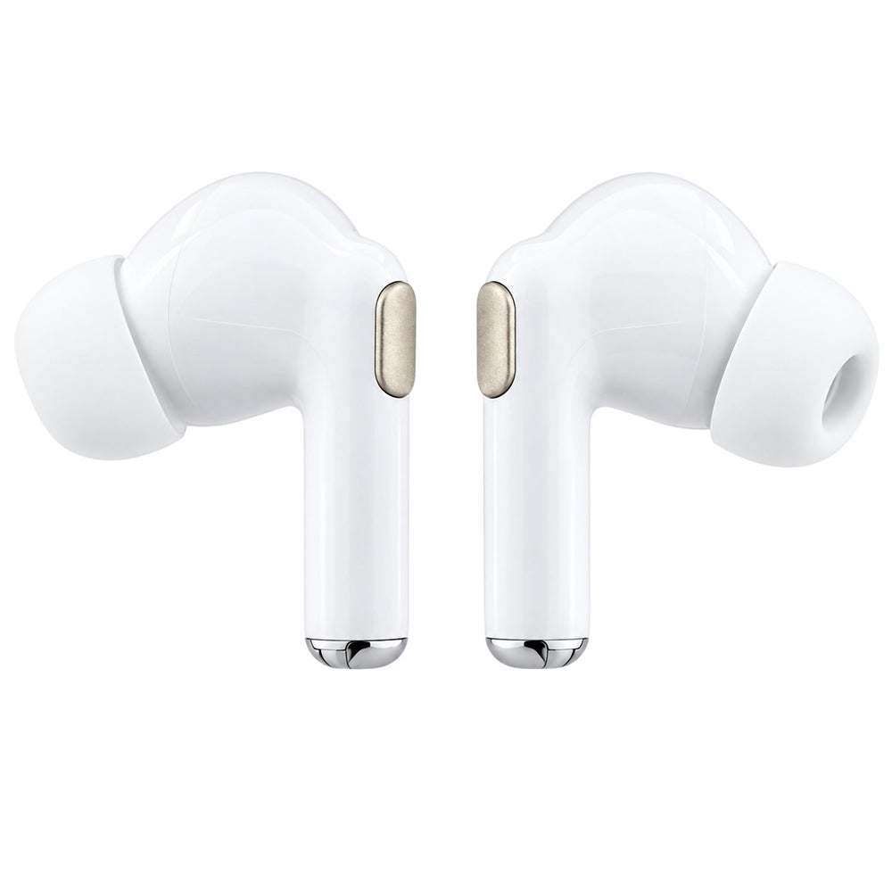 Casti In-ear, BT, TWS - Guess Glossy Gold Line Classic (GUTWSN2HGGSH) - White