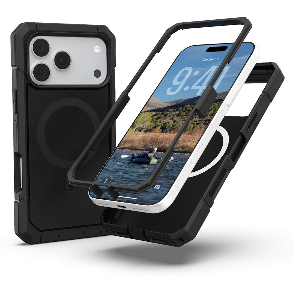 Husa de protectie UAG Trooper MagSafe compatibil cu iPhone 17 Pro Max / iPhone 18 Pro Max, Negru