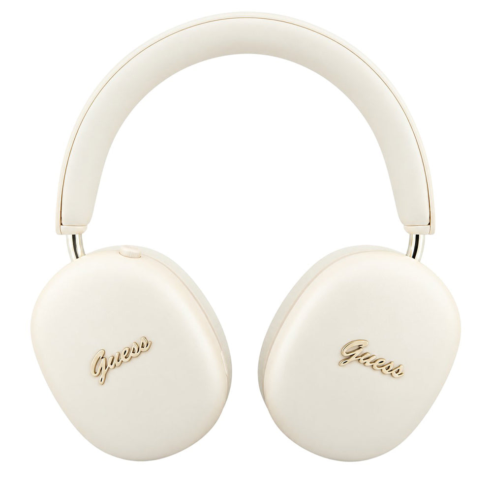 Casti Wireless Guess Metal Script Logo (GUBHP10HMBSE), BT 5.4, ENC, Bej