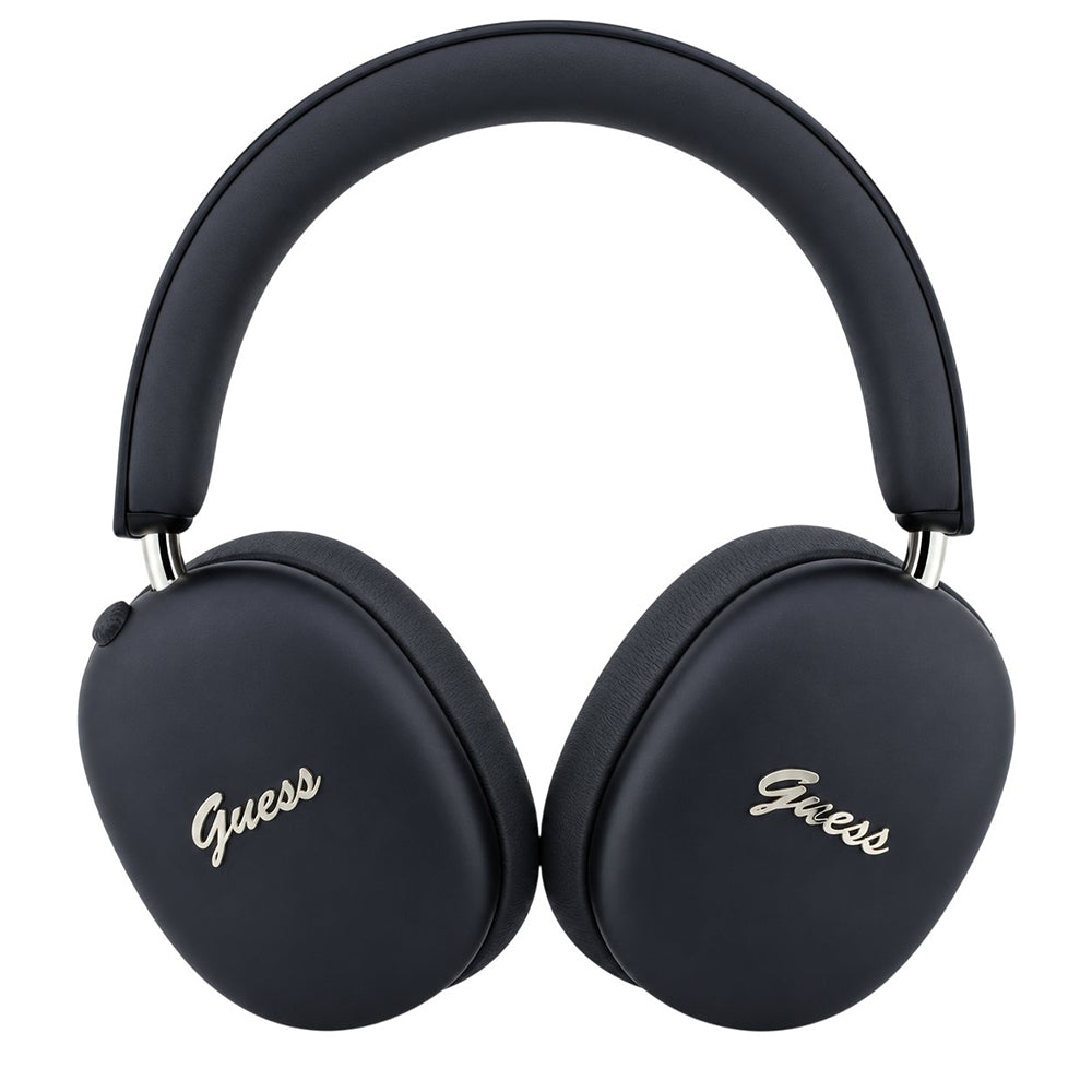 Casti Wireless Guess Metal Script Logo (GUBHP10HMBSK), BT 5.4 ENC, Negru