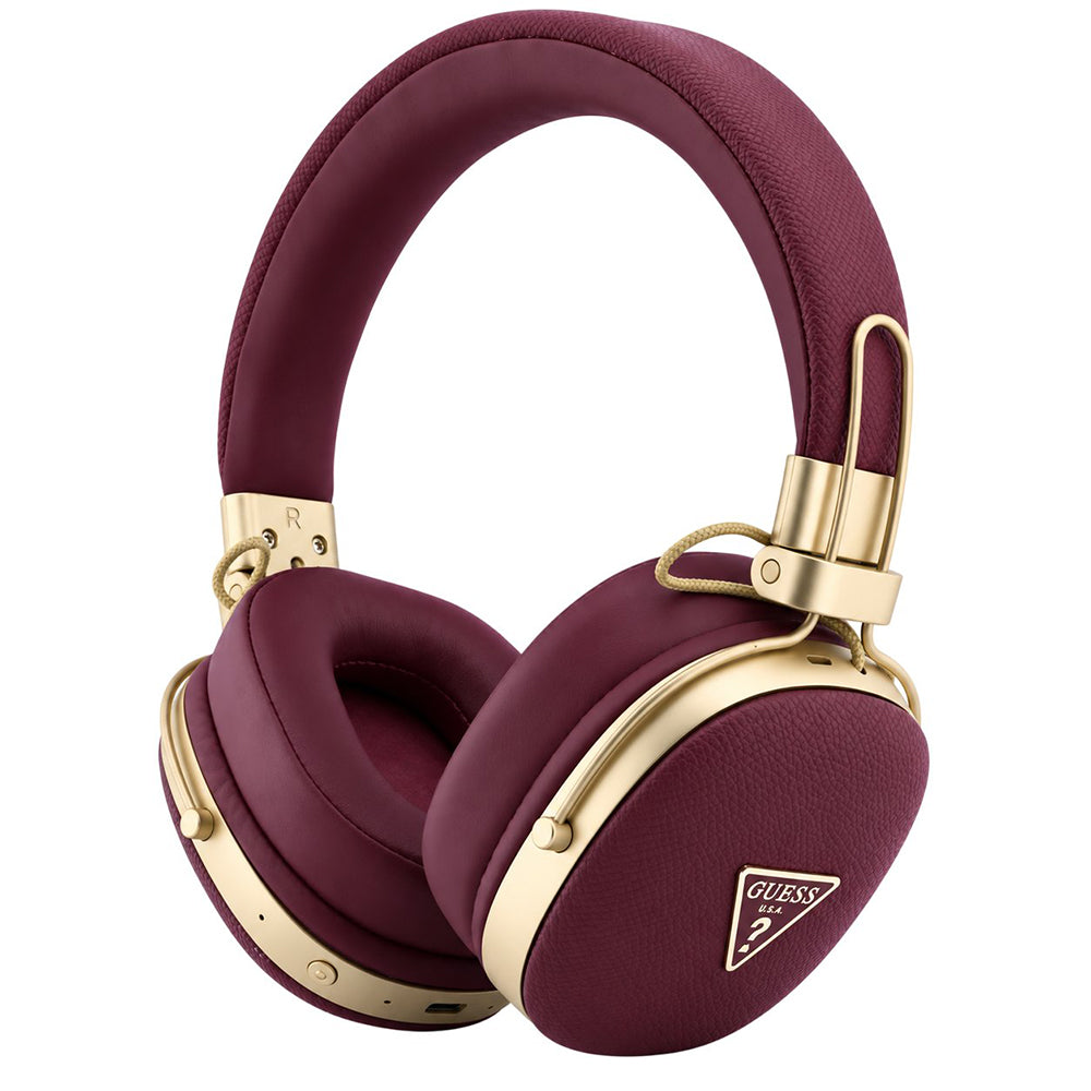 Casti Guess Grained Triangle Logo (GUOBHP72PGTCSU), Bluetooth, ENC, Bordo