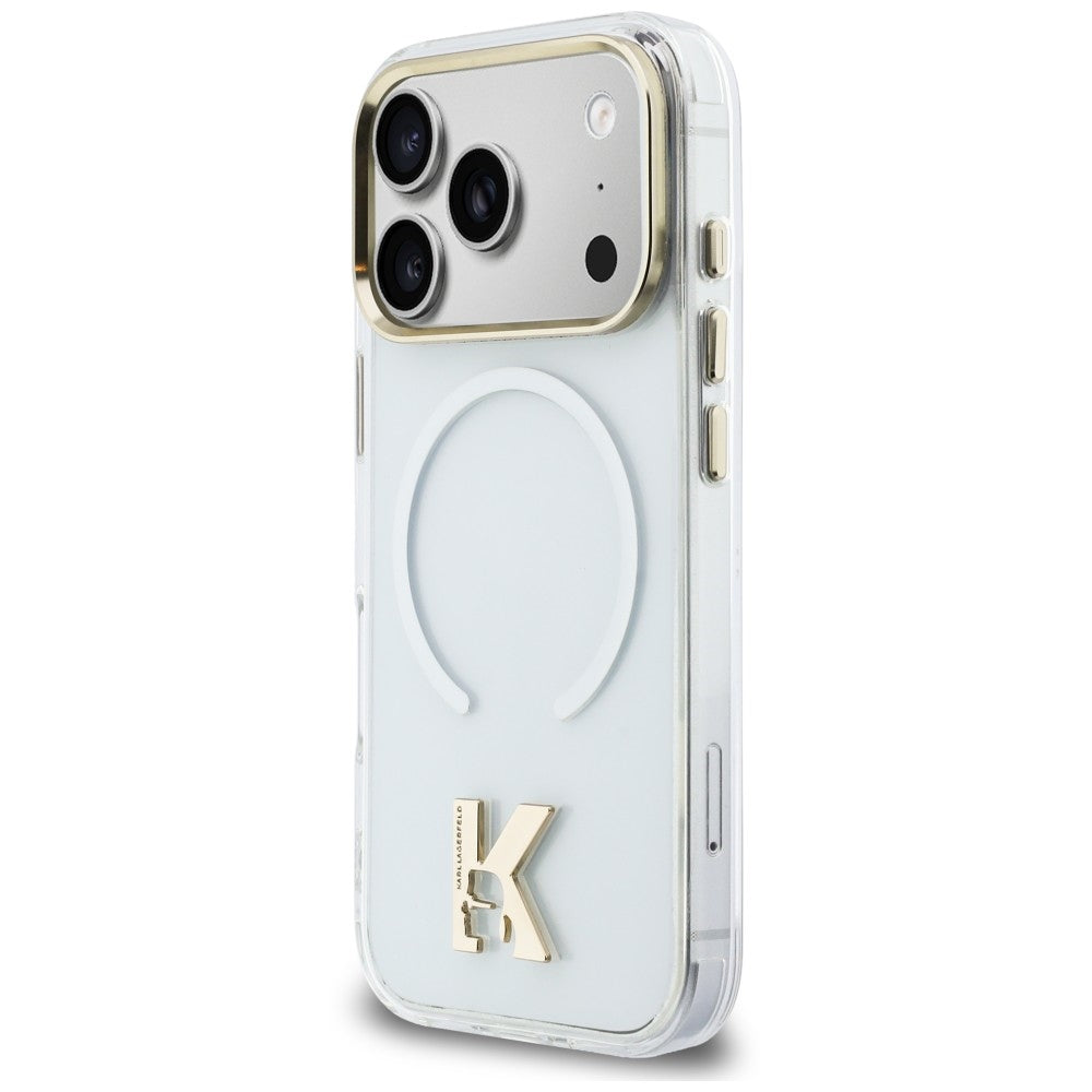 Husa de protectie Karl Lagerfeld compatibil cu iPhone 18 Pro / iPhone 17 Pro, Transparent