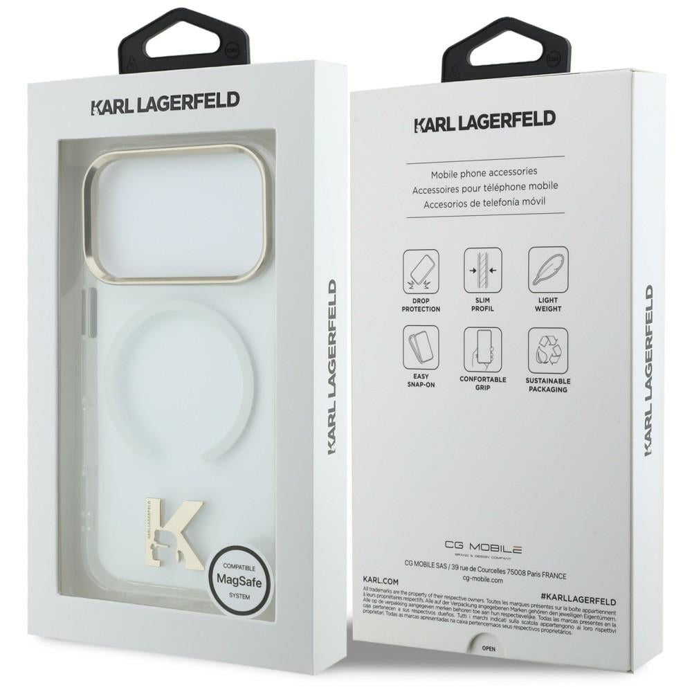 Husa de protectie Karl Lagerfeld compatibil cu iPhone 18 Pro Max / iPhone 17 Pro Max, Transparent