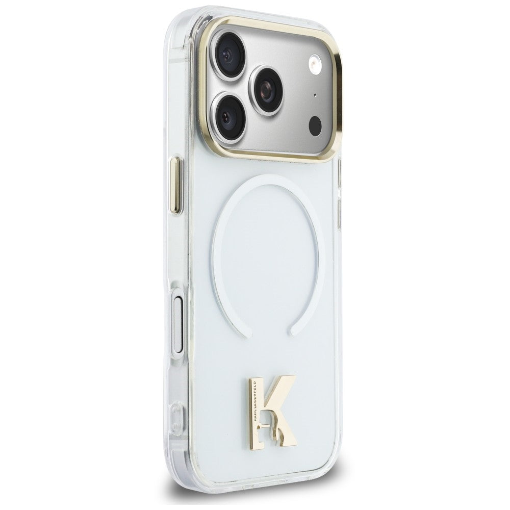 Husa de protectie Karl Lagerfeld compatibil cu iPhone 18 Pro Max / iPhone 17 Pro Max, Transparent