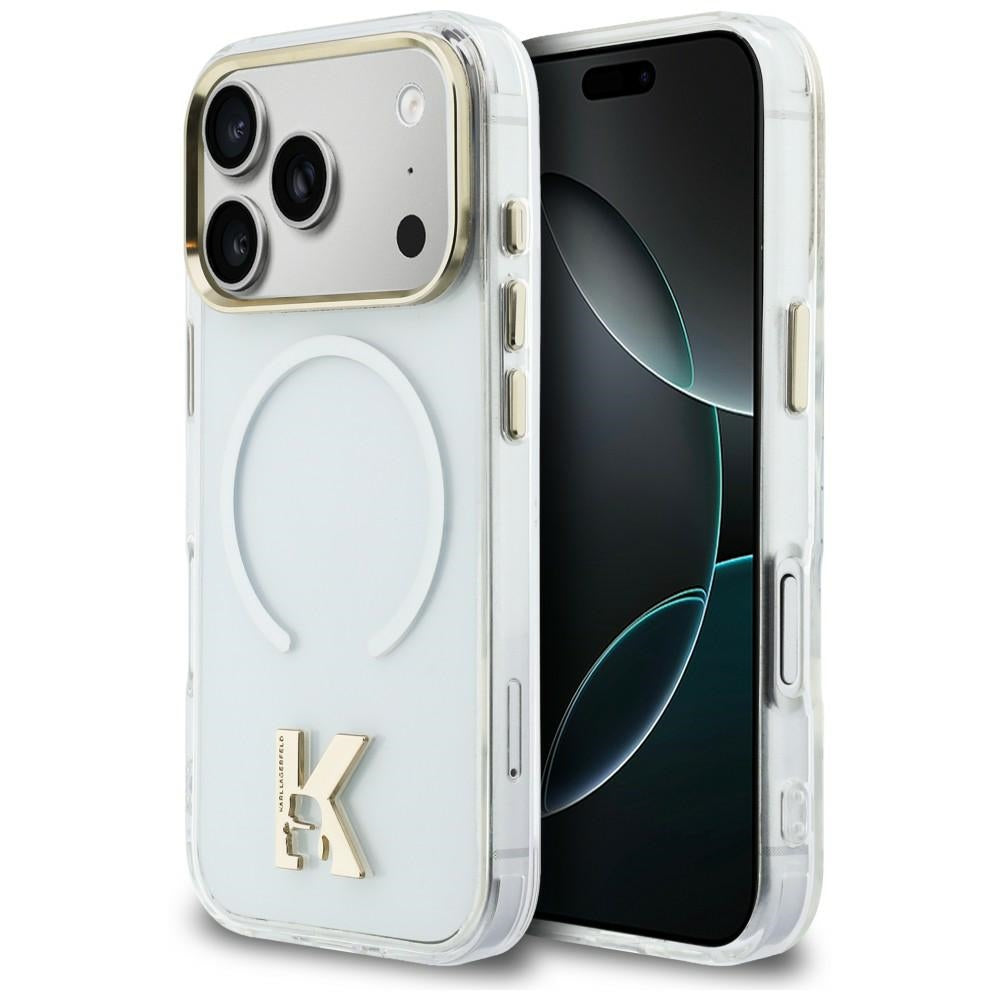 Husa de protectie Karl Lagerfeld compatibil cu iPhone 18 Pro Max / iPhone 17 Pro Max, Transparent